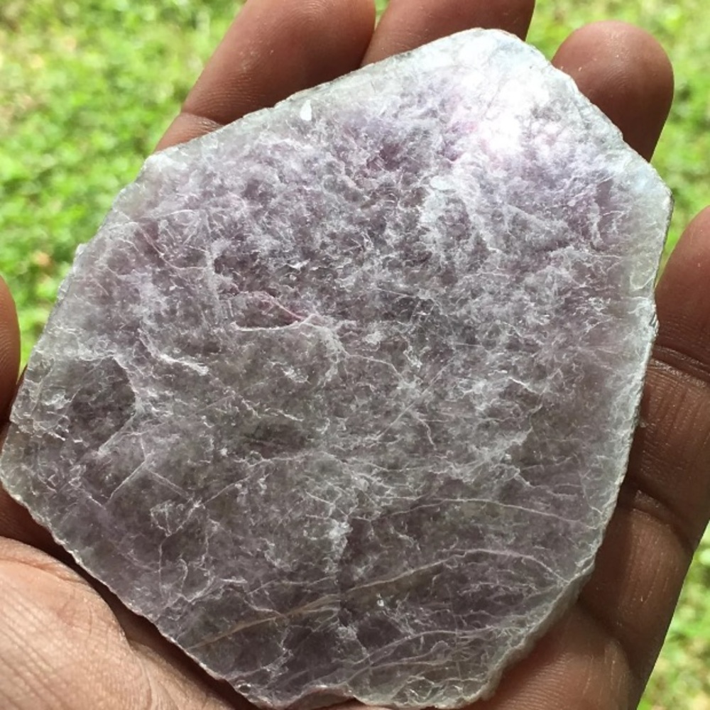 Large Lepidolite *Mica* Crystal Plate